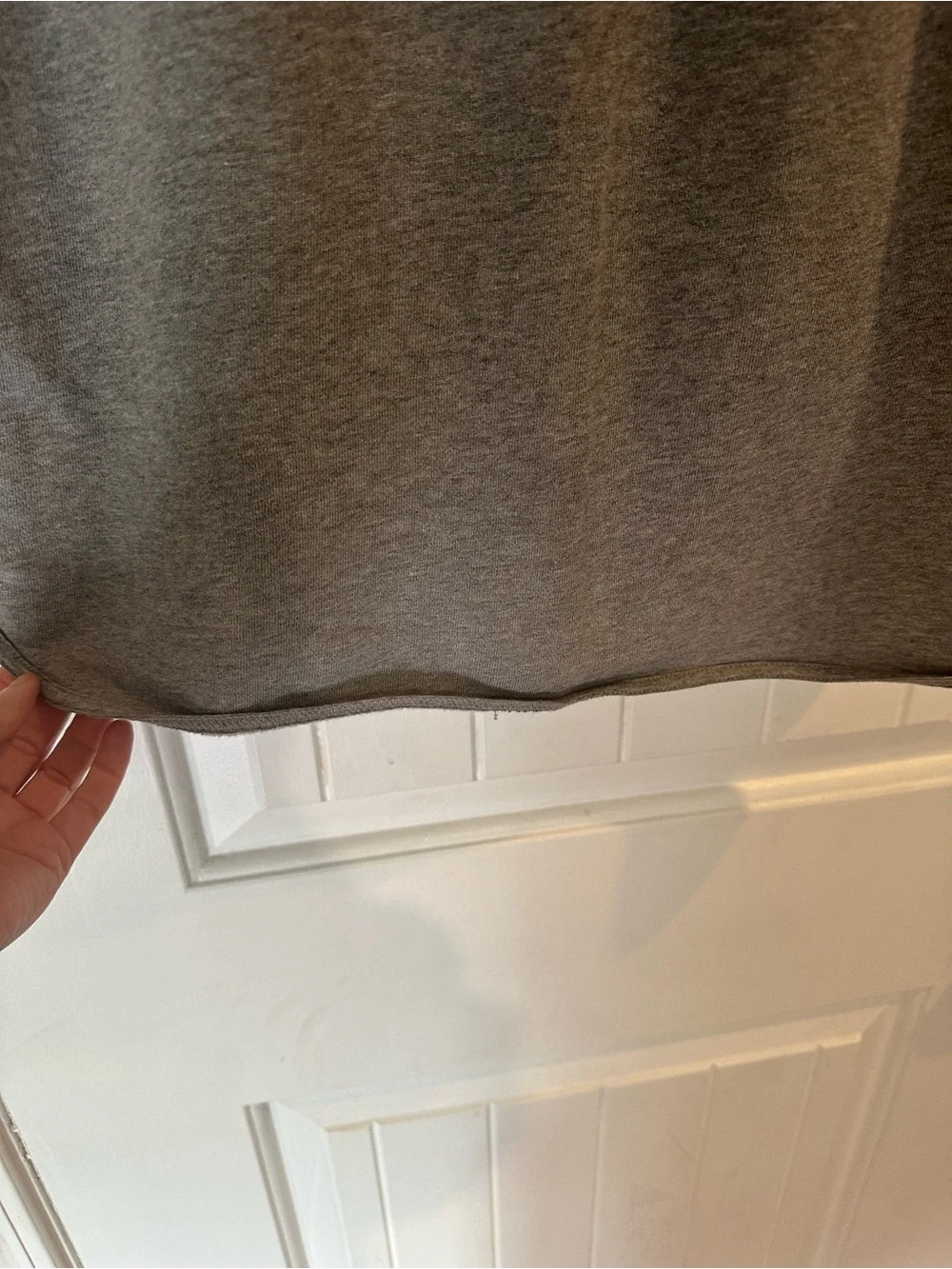 J. Crew Heather Gray Elastic Waist Mini Skirt